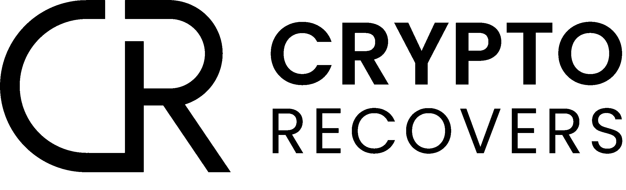 Crypto Recovers - Logo (Black)