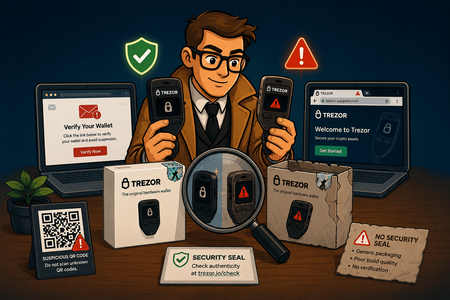 Trezor Scams and Fake Trezor Devices: How to Spot Them